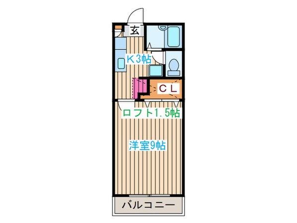 ハイライフ泉中央の物件間取画像